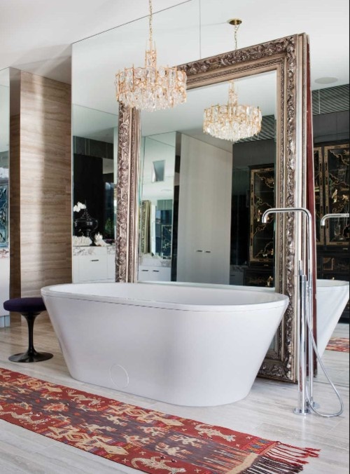 astonishing thick framed mirrors