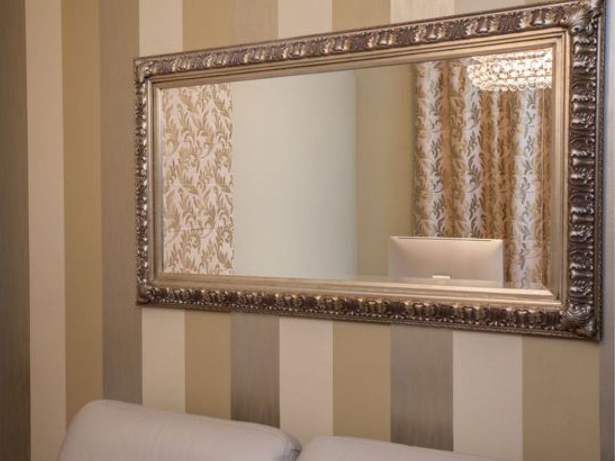Wall Mirror with Gold Frame