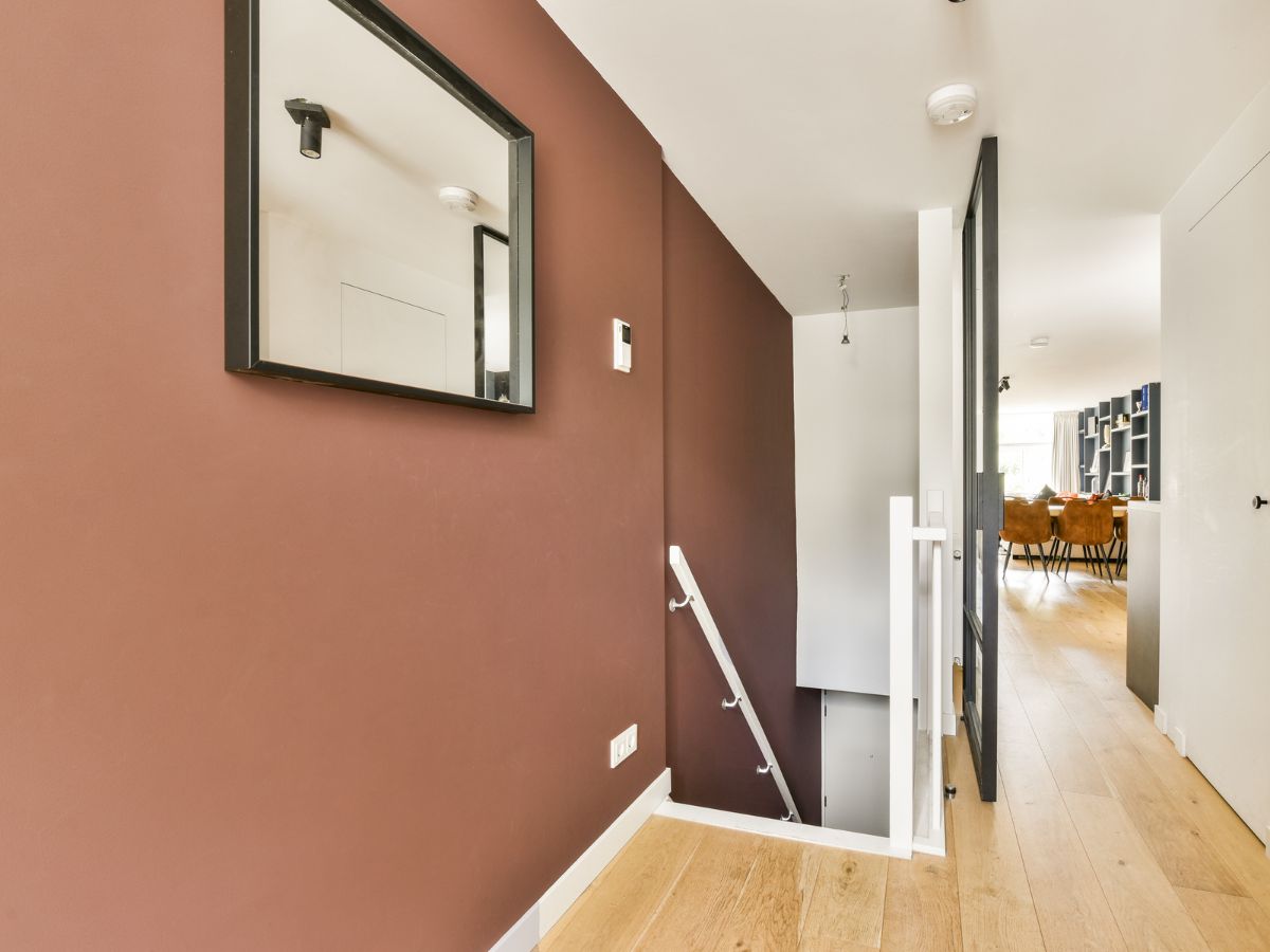 MAL-0863 Black Framed Mirror For Hallway