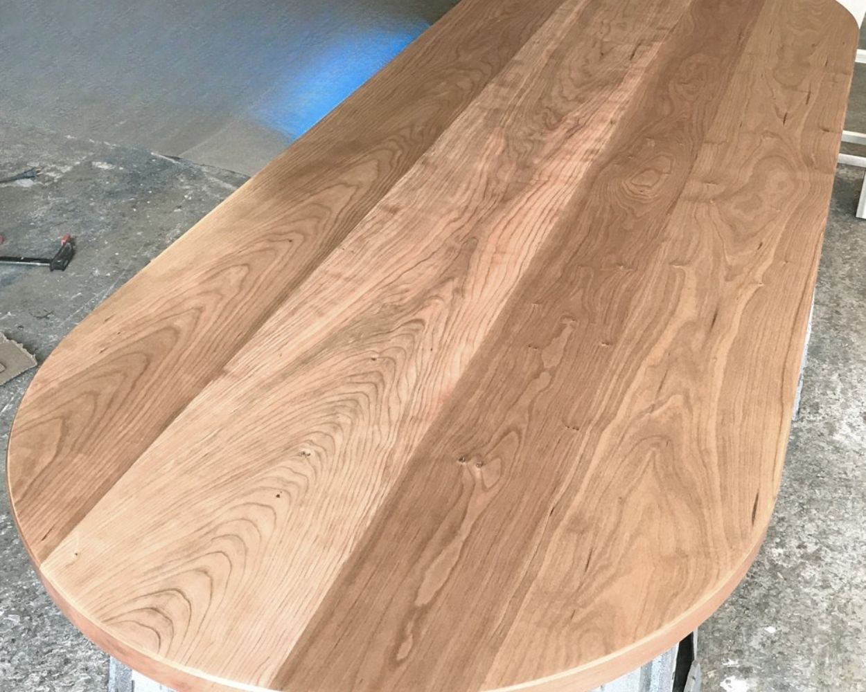 DT-90331 - Oval cherry table top