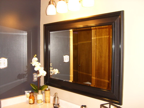 How To Hang A Large Mirror, How To Hang A Heavy Framed Bathroom Mirror