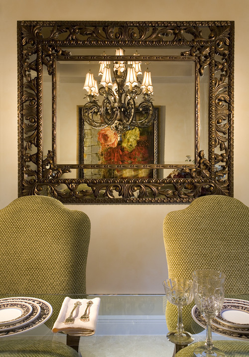 Uses Of Mirrors In Interior Design, Dining Room Mirrors Brown